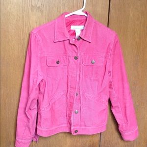 Jones New York pin wale corduroy jeans jacket